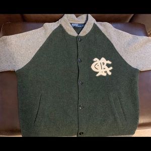 Ralph Lauren Polo Crest Letterman Jacket